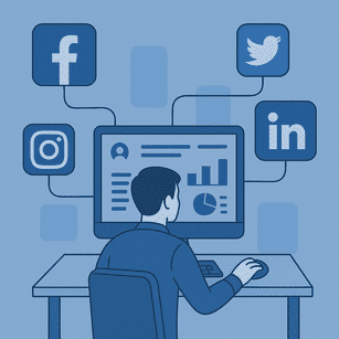 Managing multiple social media profiles
